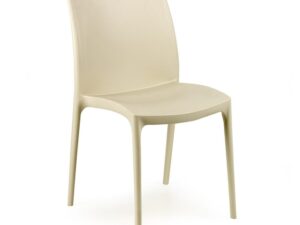 chaise polypropylène beige